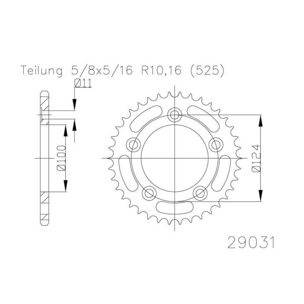 ESJOT Kettenrad, 36 Zähne