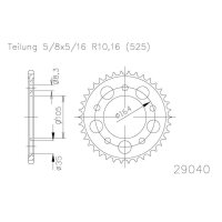 ESJOT Sprocket, 47 teeth