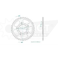 ESJOT Sprocket, 42 teeth, steel 525 pitch