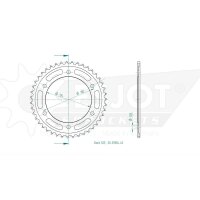 ESJOT Chain wheel, 43 teeth