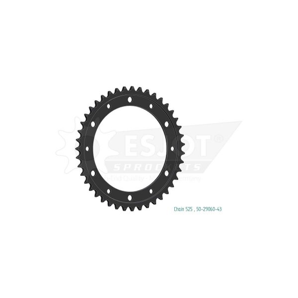 ESJOT Chain wheel, 43 teeth