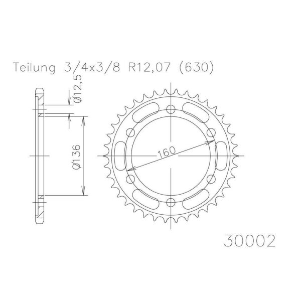 ESJOT Sprocket, 40 teeth