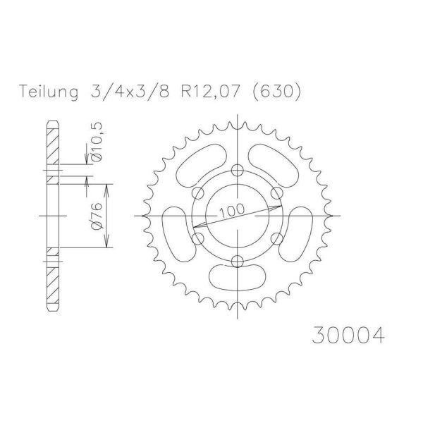 ESJOT Sprocket, 41 teeth