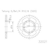 ESJOT Sprocket, 45 teeth