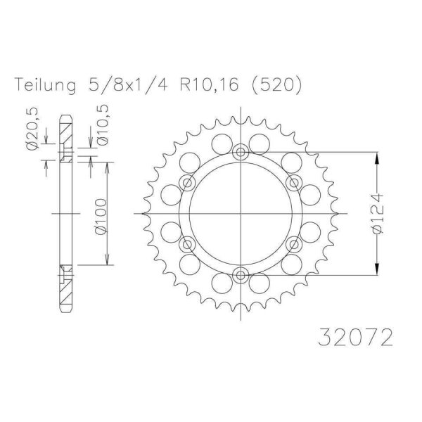 ESJOT Sprocket, 37 teeth