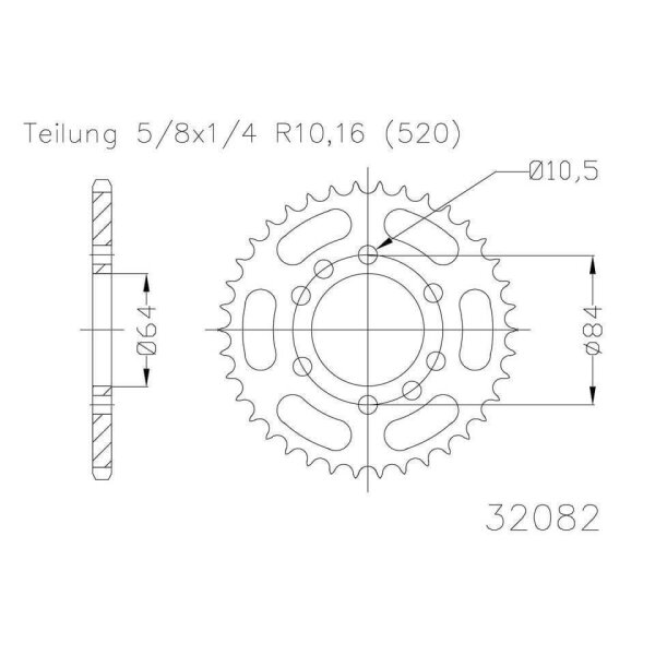 ESJOT Sprocket, 42 teeth