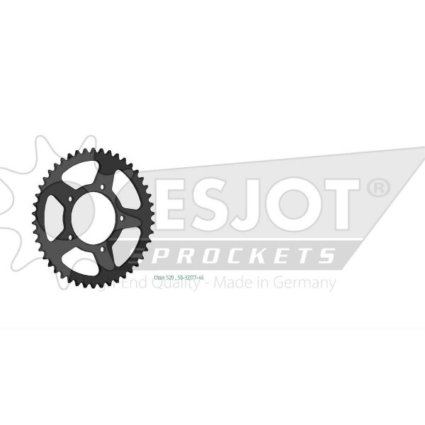 ESJOT Sprocket, 46 teeth, steel 520 pitch