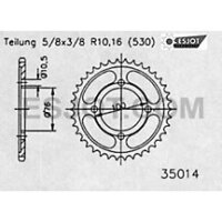 ESJOT Kettenrad, 46 Zähne