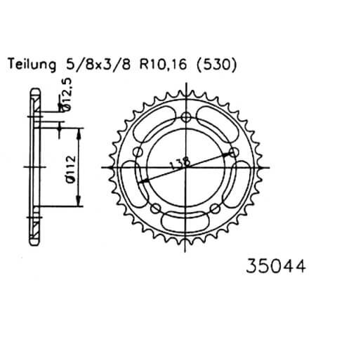 ESJOT Kettenrad, 42 Zähne