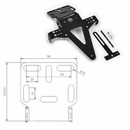 Kennzeichenhalter UNIVERSAL