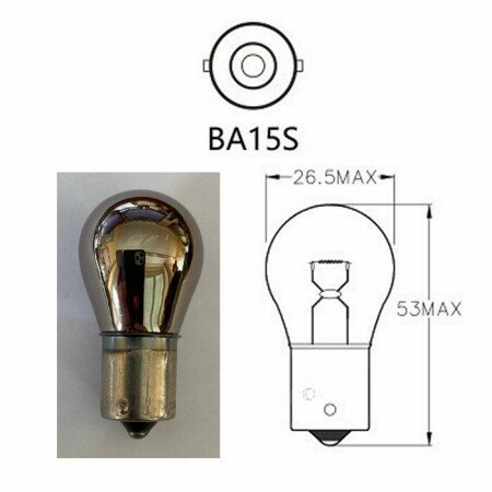 Kugellampe | 12V | 21W | Ba15s