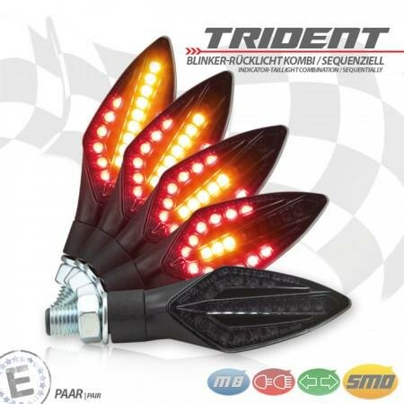 SMD-Blinker-RL "TRIDENT" | SEQ | schwarz