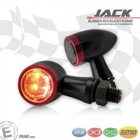 SMD-Blinker/RL-Set "Jack" | schwarz | M8 | Alu