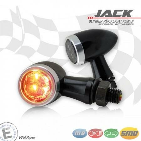 SMD-Blinker/RL-Set "Jack" | schwarz | M8 | Alu