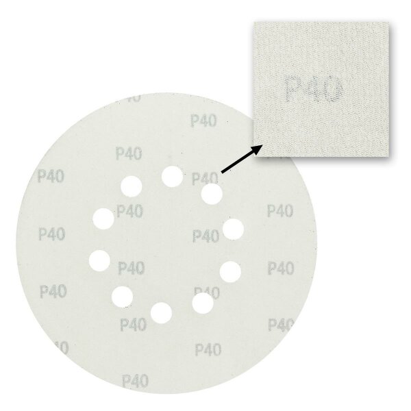 Exzenter Schleifscheiben 225 mm P40 (10 Stück)