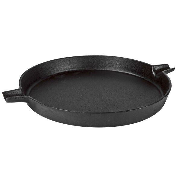 Grill Guss - Pfanne - Einleger Gusspfane Grillpfanne Ø 31,7 cm für Rost-in-Rost