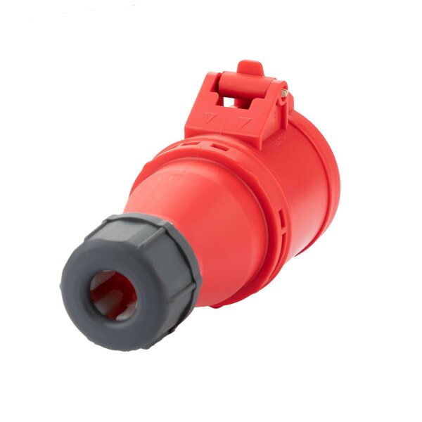 CEE Kupplung Stecker Starkstrom 5-pol. 32A 400V IP44 max. 22000 W rot