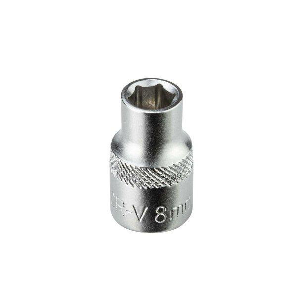 Stecknuss Sechskant 8mm 6 Kant 3/8" kurz (CR-V)