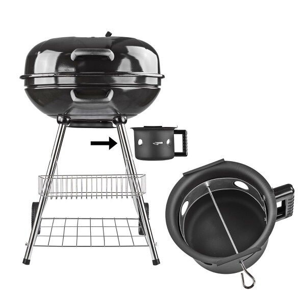 Kugelgrill Grillwagen Grill Barbecue BBQ Standgrill Profi Grillrost Ø 54 cm