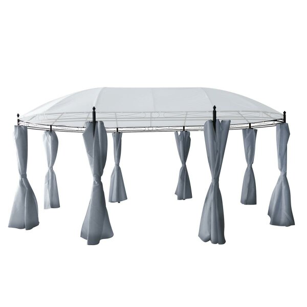 Seitenteile Wandteile Set für DEMA Pavillon Ancona 3,5 x 5,3 m oval Art. 14252