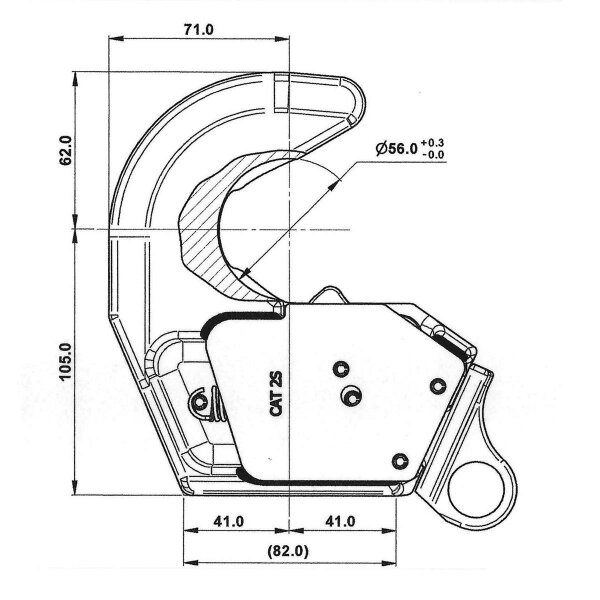 Traktor Schnellkuppler - Anbausatz Kat. II 2 klein 2 x Unterlenkerfanghaken