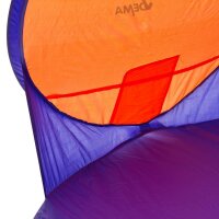 PopUp Strandmuschel orange / blau