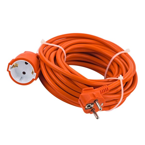 10 m Verlängerungskabel orange H05VV-F 3G1,5 mm²