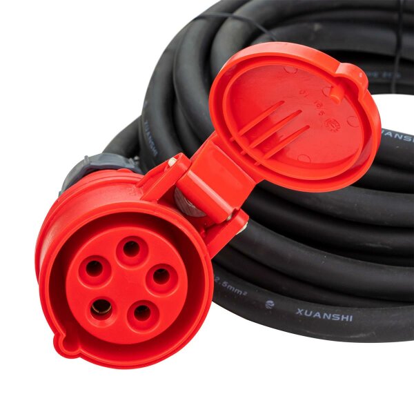 25 m CEE Verlängerungskabel Kabel H07RNF 16A 5x2,5 mm² IP44 400 V 11000 Watt