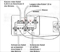 Magnetschalter Vor - Rücklauf 12 Volt für Seilwinde Winde Art. 68002 68004 68005