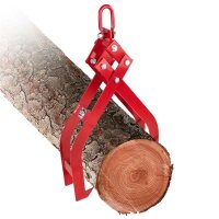 Doppelt Holz - Schleppzange Holzzange Rückezange Forstzange 1000 kg für Traktor