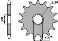 PBR Standard Stahlriztel vorne 440 - 520