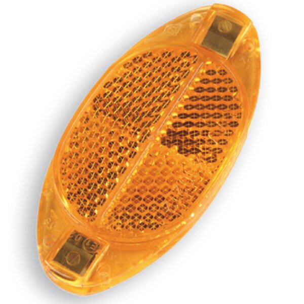 V BIKE Set Of Bicycle Side Reflectors. Amber