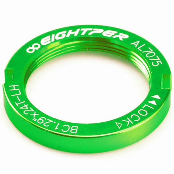 Fixie Sprocket Lockring EIGHTPER - Anodized green