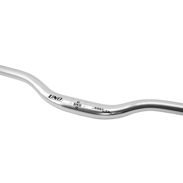 UNO Bicycle Handlebar Mtb / City  Rise Bar Ø31,8 640Mm Silver