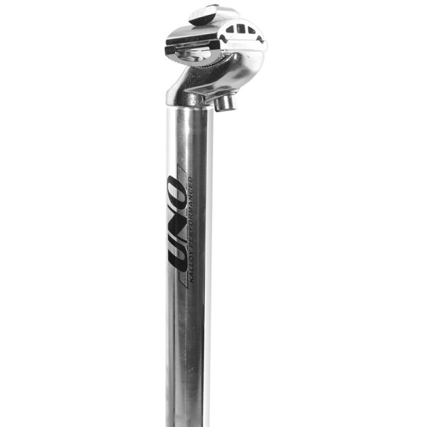 UNO SP 341 Bicycle Seatpost - 350mm Ø30.2 Silver