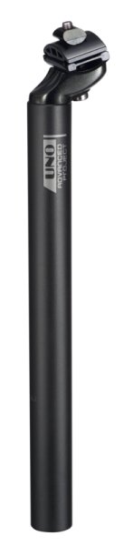 UNO TS 297 Bicycle Seatpost - 350mm Ø27 Black