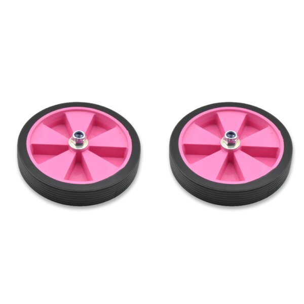 VICMA Children Bicycle Stabilizer Wheel Set. Pink Rim