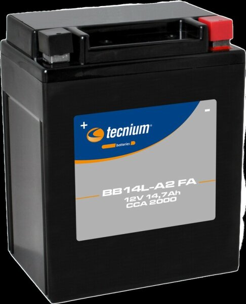 TECNIUM Wartungsfreie Batterie mit Säurepack - BB14L-A2