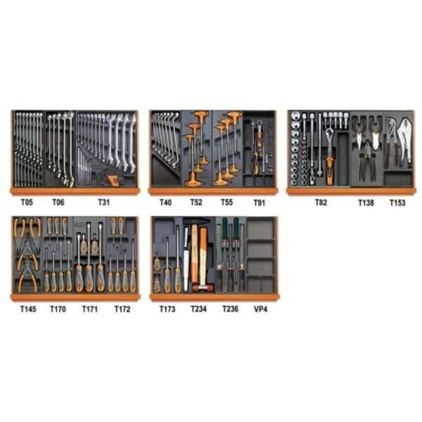 BETA Assortment of 161 tools - Universal Use