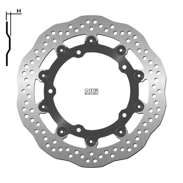 NG BRAKES Wave schwimmend Bremsscheibe