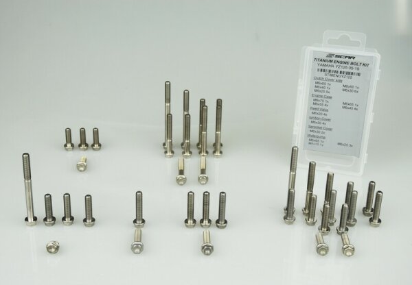 SCAR Engine Screw Kit Titanium 42 Screws