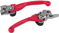 POLISPORT Pivot Klappbarer Hebelsatz Rot - Honda CR125R /...