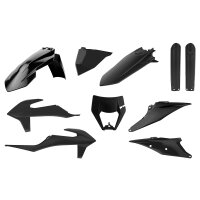 POLISPORT Plastik-Kit Schwarz - KTM EXC/EXC-F