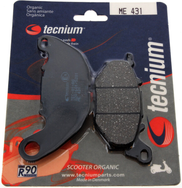 TECNIUM Scooter Organische Bremsbeläge - ME431