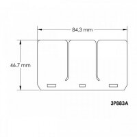 CARBON-PLÄTTCHEN FÜR MEMBRANBLOCK V-FORCE 3