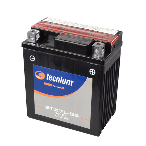 TECNIUM Wartungsfreie Batterie mit Säurepack - BTX7L-BS