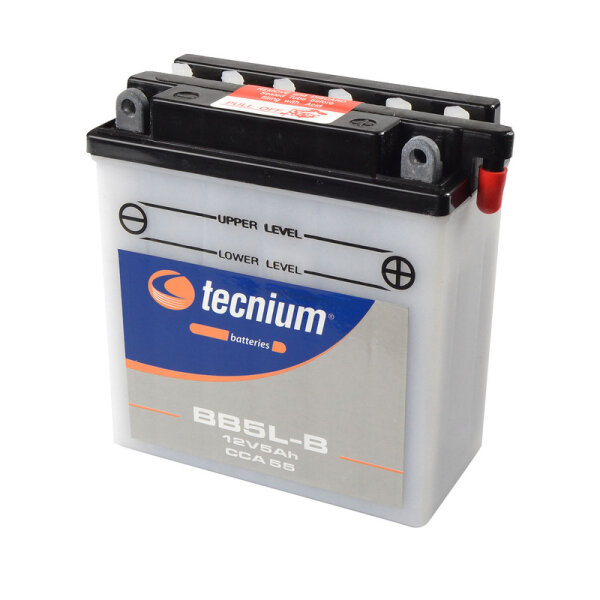 TECNIUM Blei/Säure Batterie mit Säurepack - BB5L-B