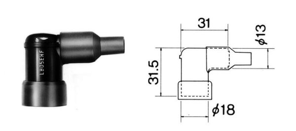 NGK Zündkerzenstecker - LB01EHF