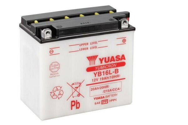 YUASA Blei/Säure Batterie ohne Säurepack - YB16L-B