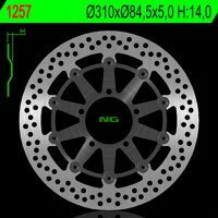 NG BRAKES rund starr Bremsscheibe